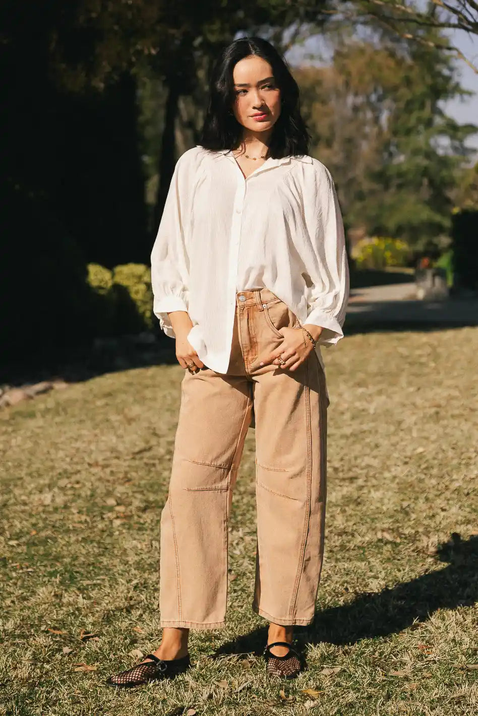 Swift See-Through Blouse