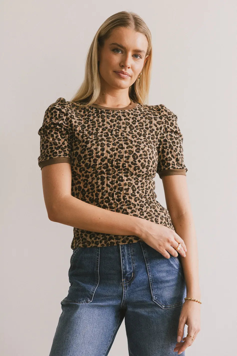 Jolie Leopard Tee