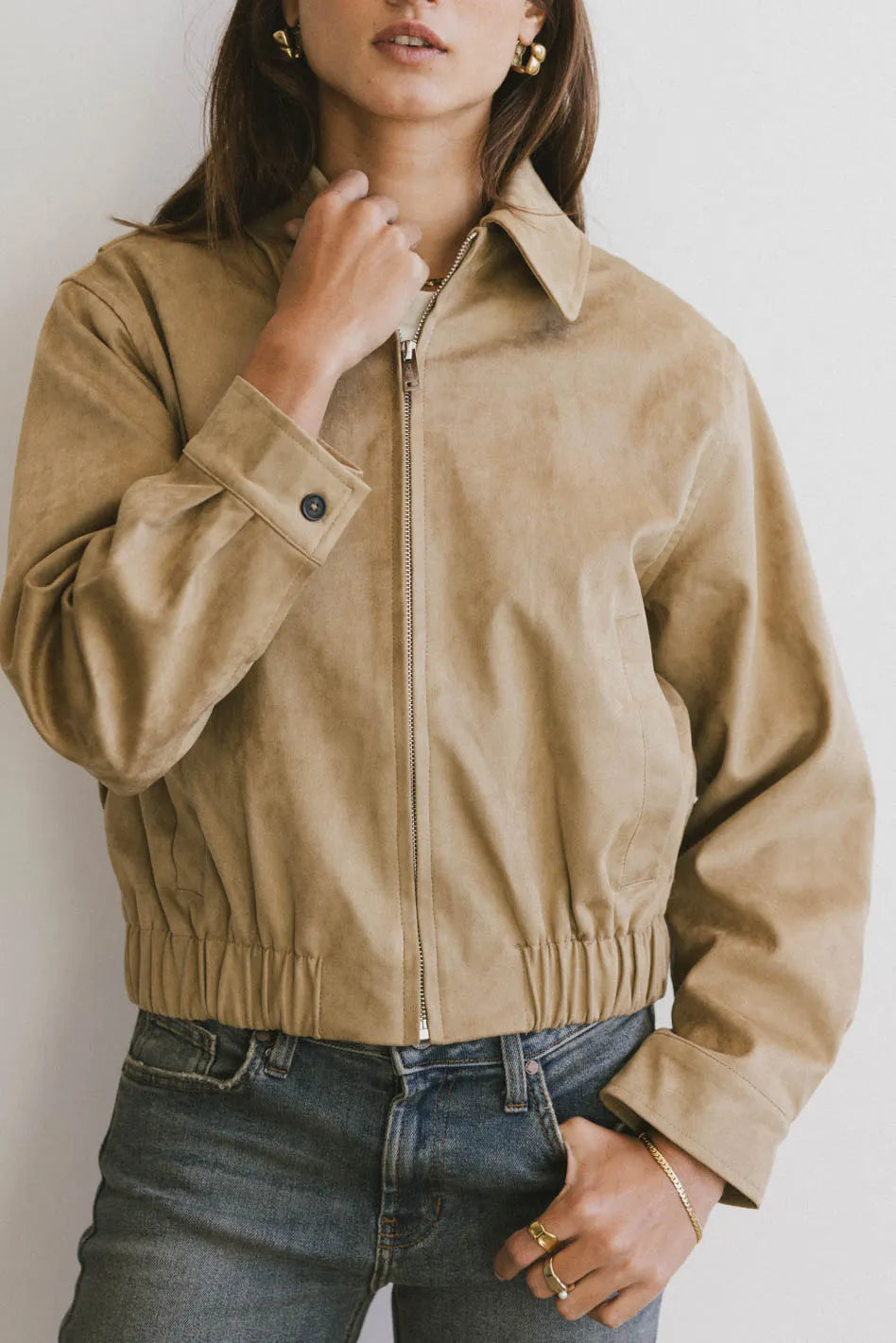 Myli Faux Suede Jacket - FINAL SALE