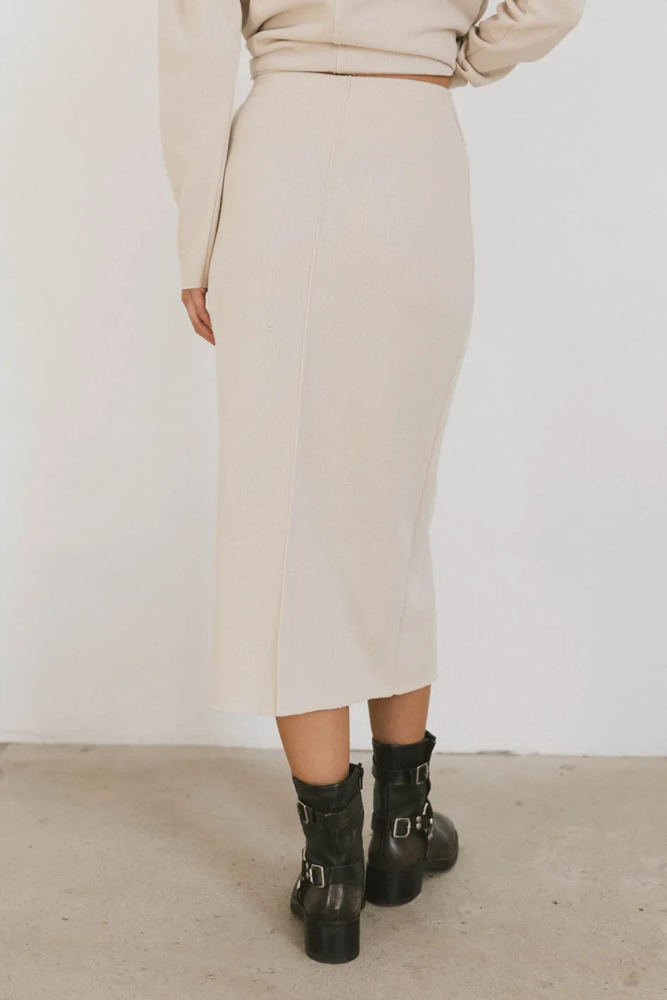 Harden Midi Skirt in Taupe