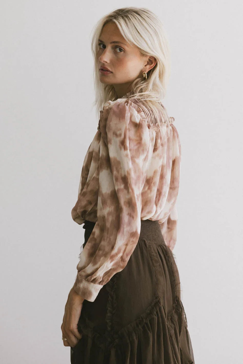 Kennedy Pleated Blouse - FINAL SALE