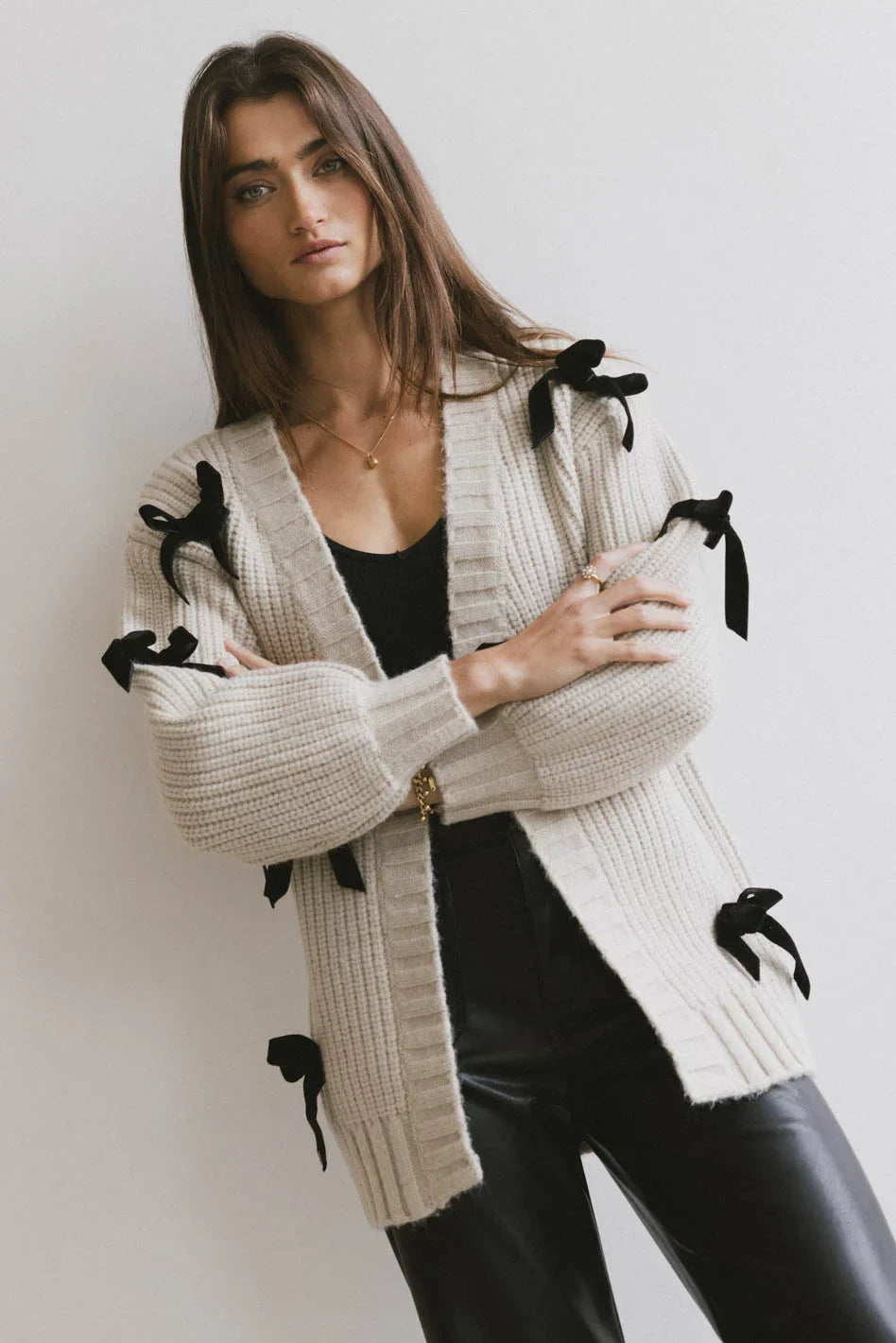 Ellery Bow Cardigan