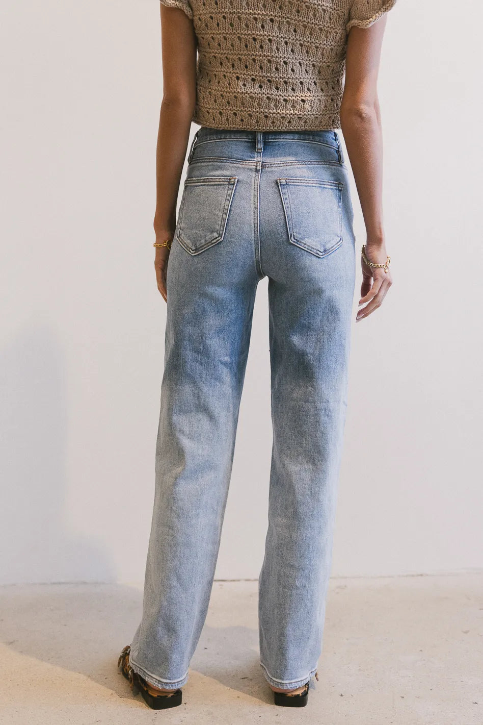 Croft Straight Leg Ombre Jeans