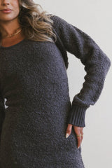 Winslow Knit Shrug in Charcoal