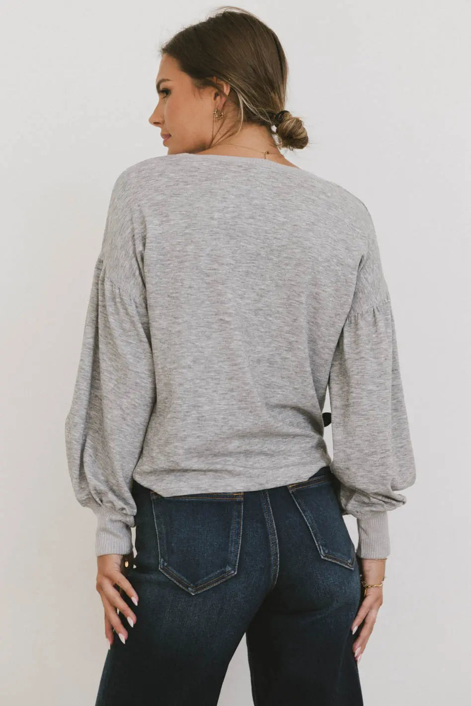 Kaori Top in Grey