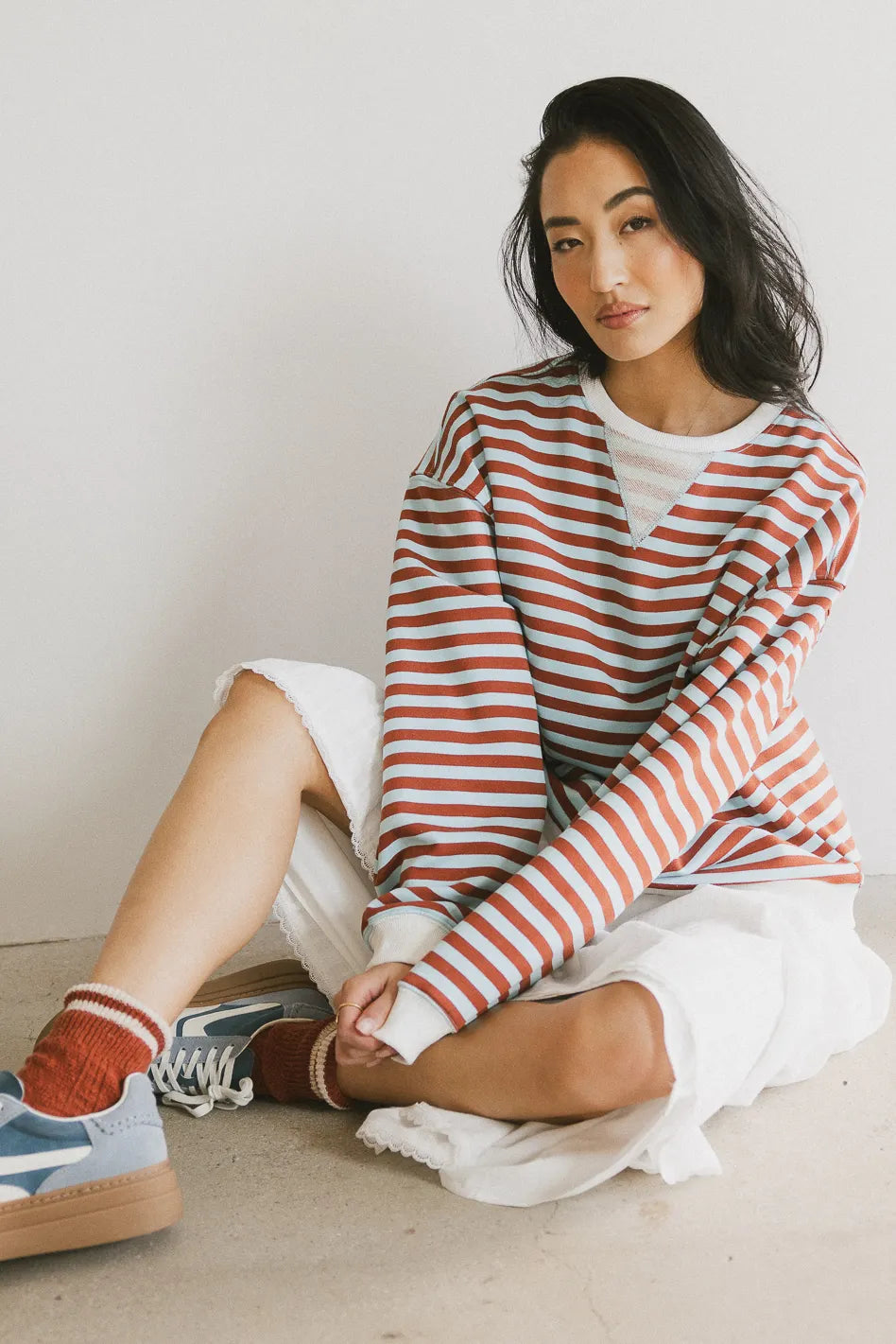 Ivan Striped Crewneck