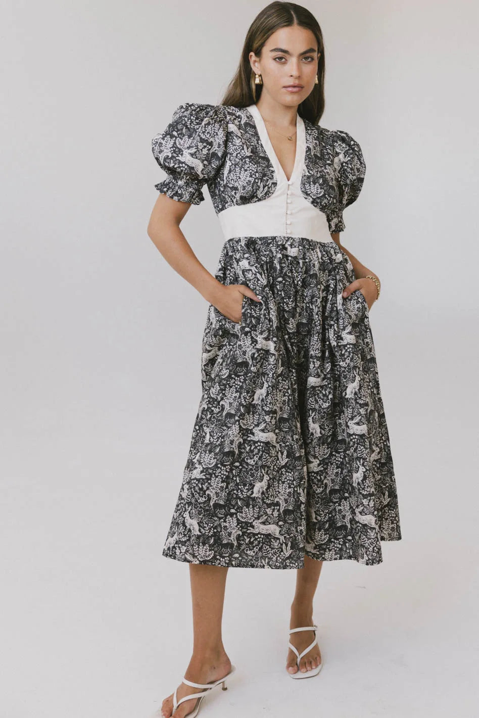 The Flora and Fauna Midi Dress - FINAL SALE