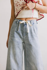 Pablo Wide Leg Denim Pants