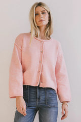 Carlie Knit Cardigan in Pink