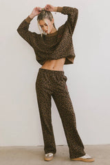 Tessa Leopard Sweatpants