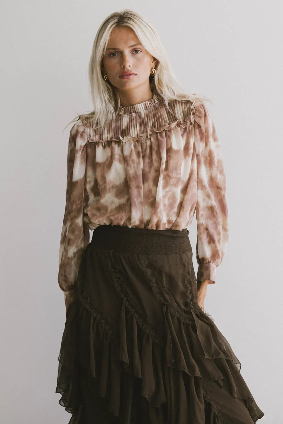 Kennedy Pleated Blouse - FINAL SALE