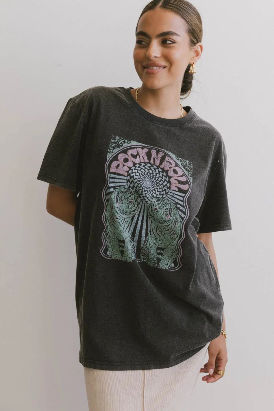 Psychedelic Tiger Graphic Tee - FINAL SALE