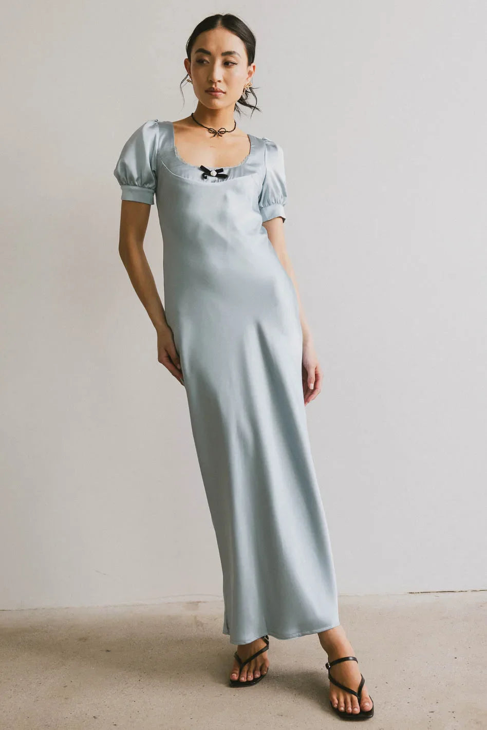 Birdie Satin Maxi Dress