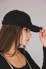 Basic Baseball Cap in Black