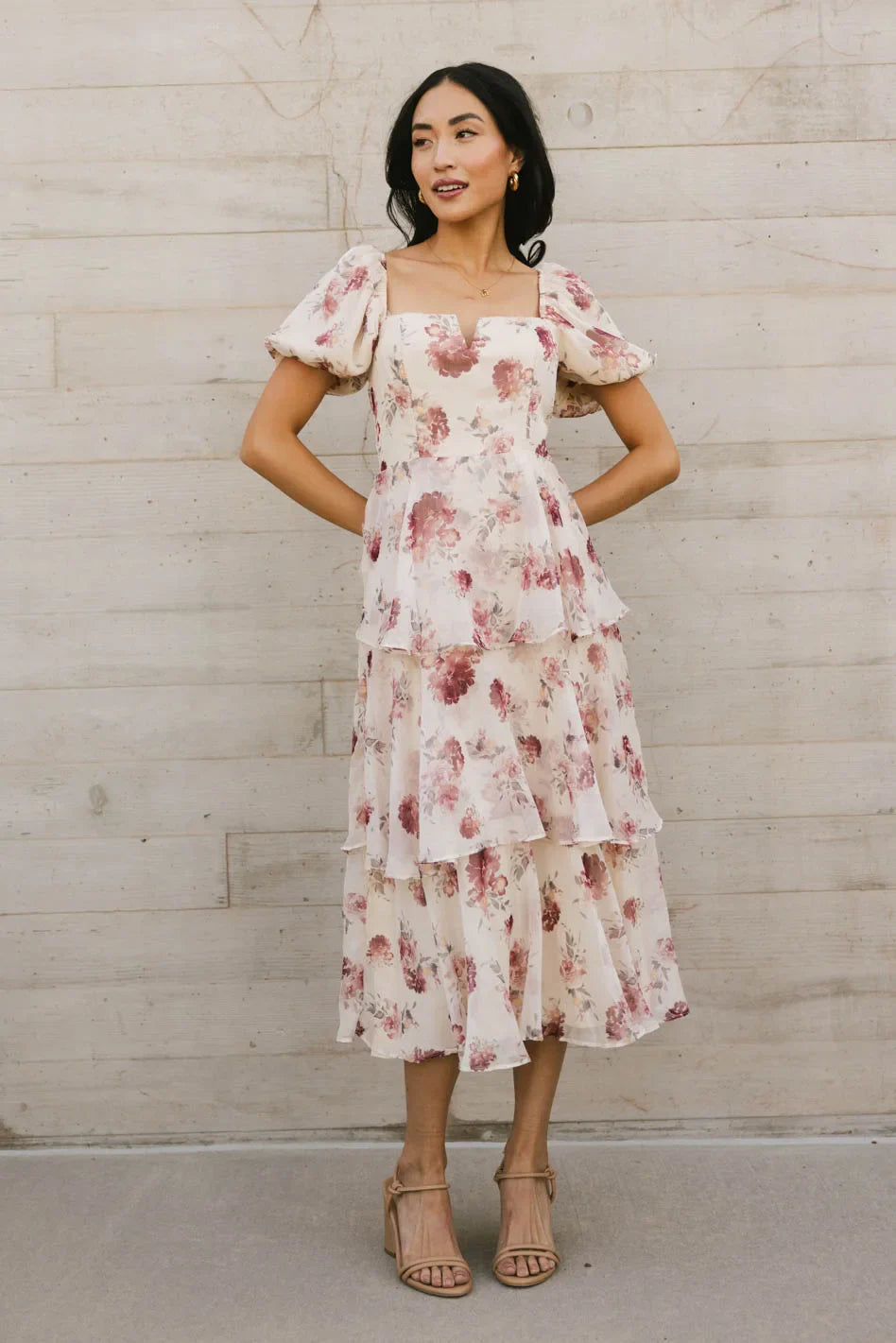 Xara Floral Midi Dress