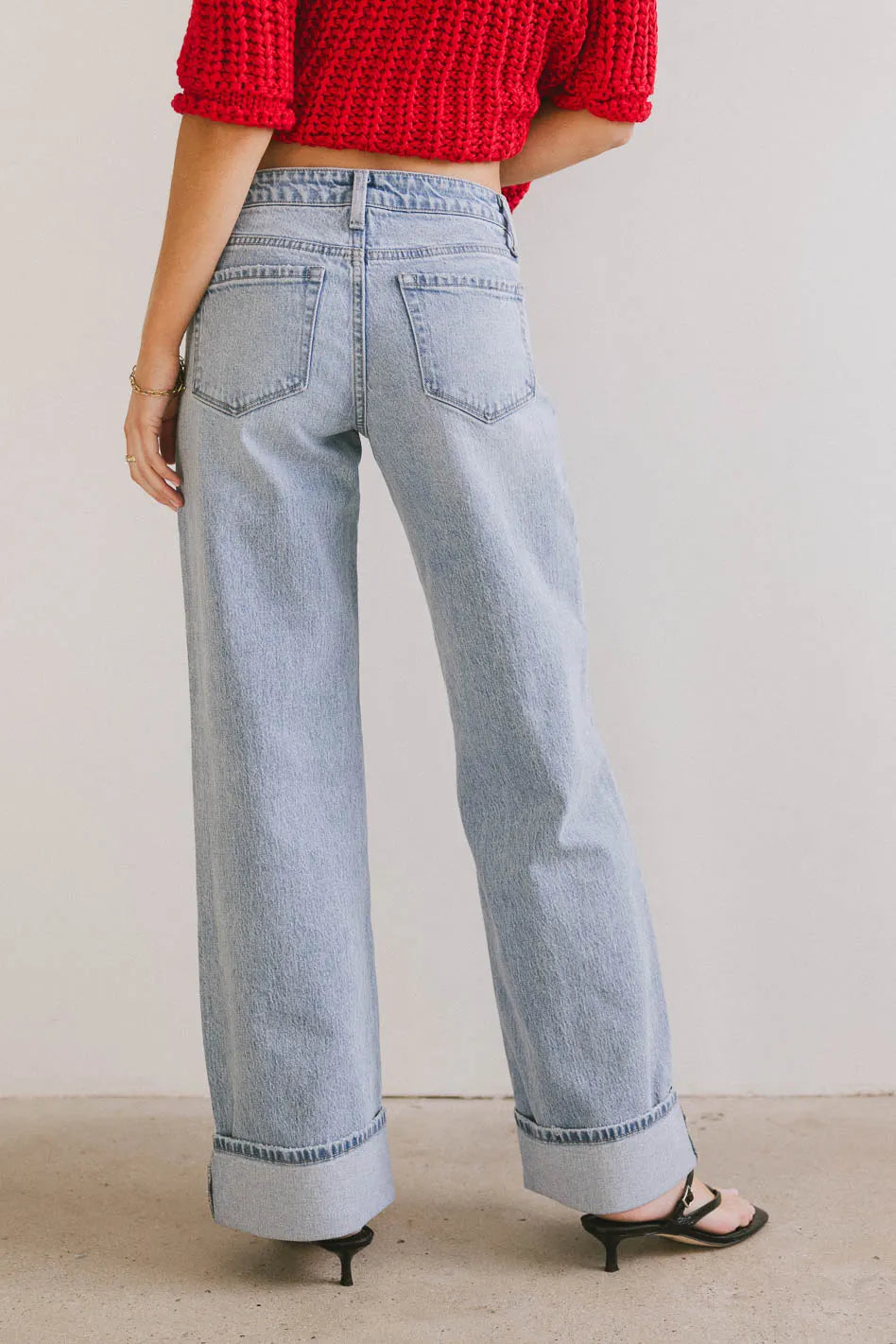 Marcia Cuffed Baggy Jeans