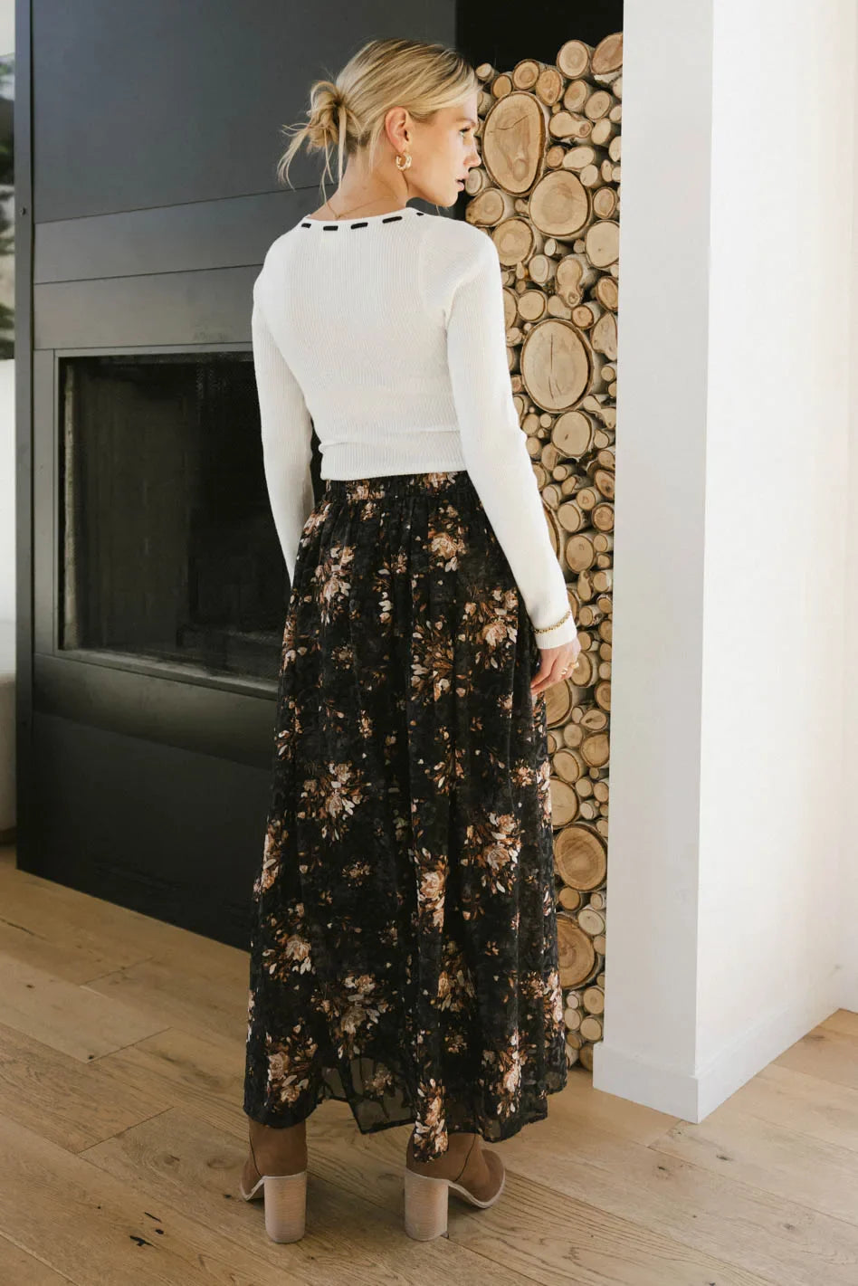 Llara Floral Maxi Skirt