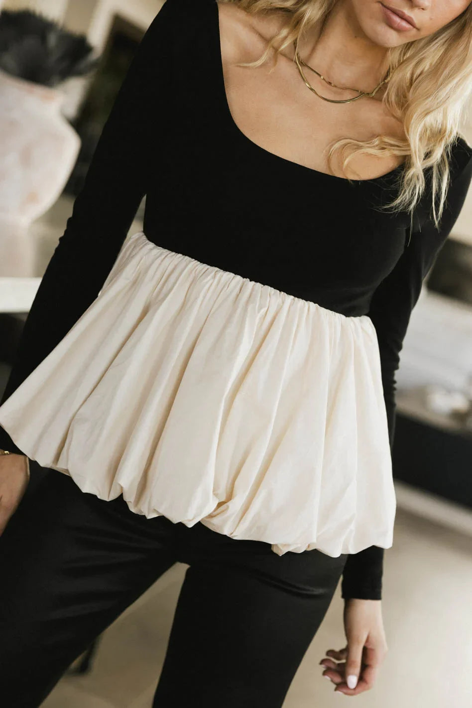 Ballerina Puff Top