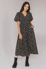 Elladine Floral Midi Dress