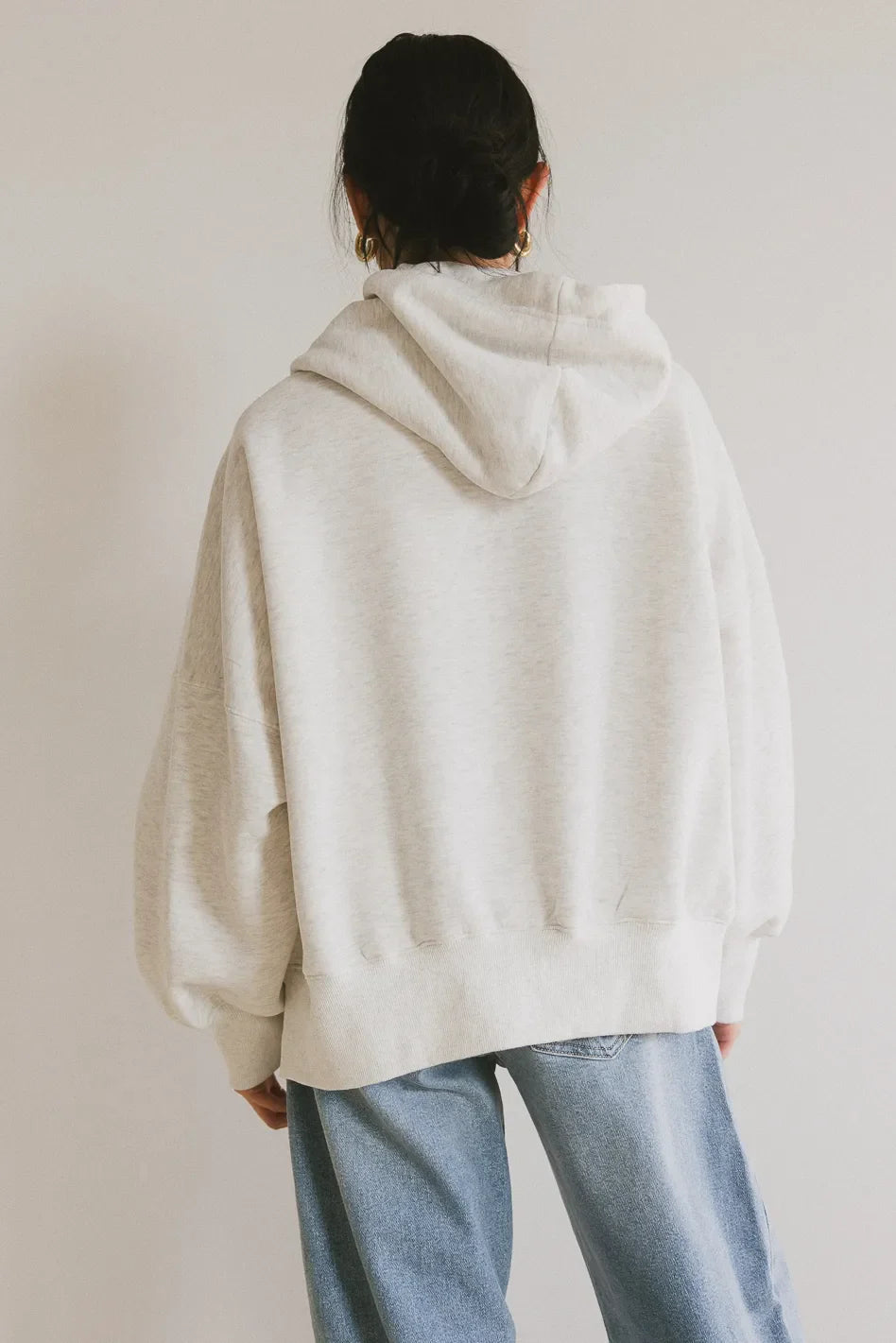 Andie Oversized Hoodie in Grey