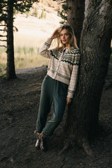 Kestrel Knit Overall in Moss - FINAL SALE