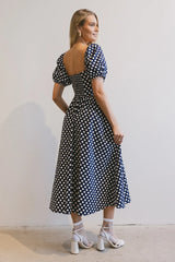 Katerina Polka Dot Midi Dress