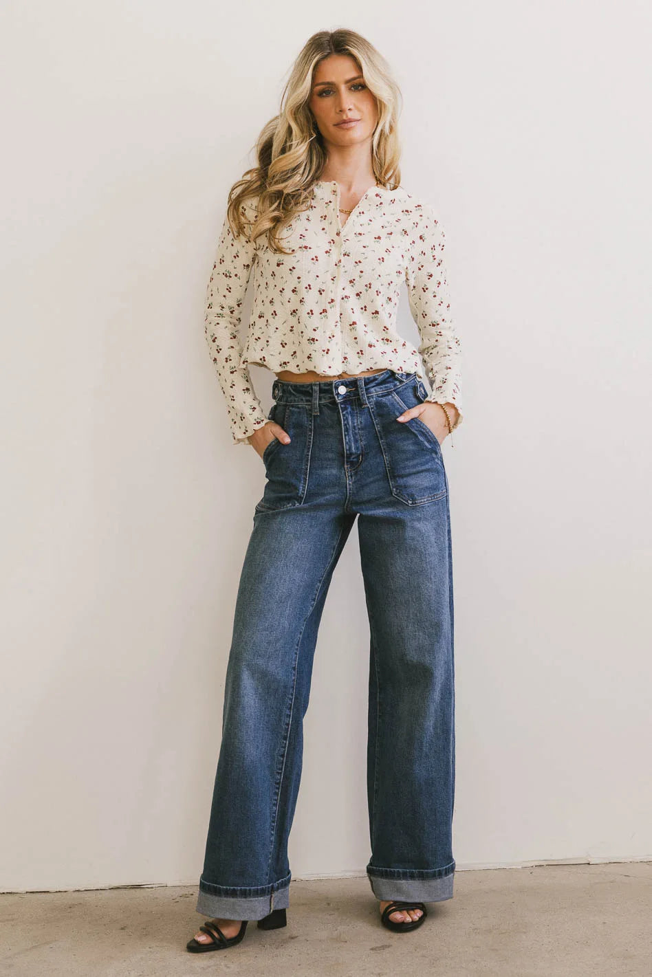 Simon Wide Leg Jeans