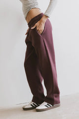 Ezra Sweatpants in Burgundy - FINAL SALE