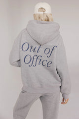 Out of Office Sweatshirt in Heather Grey