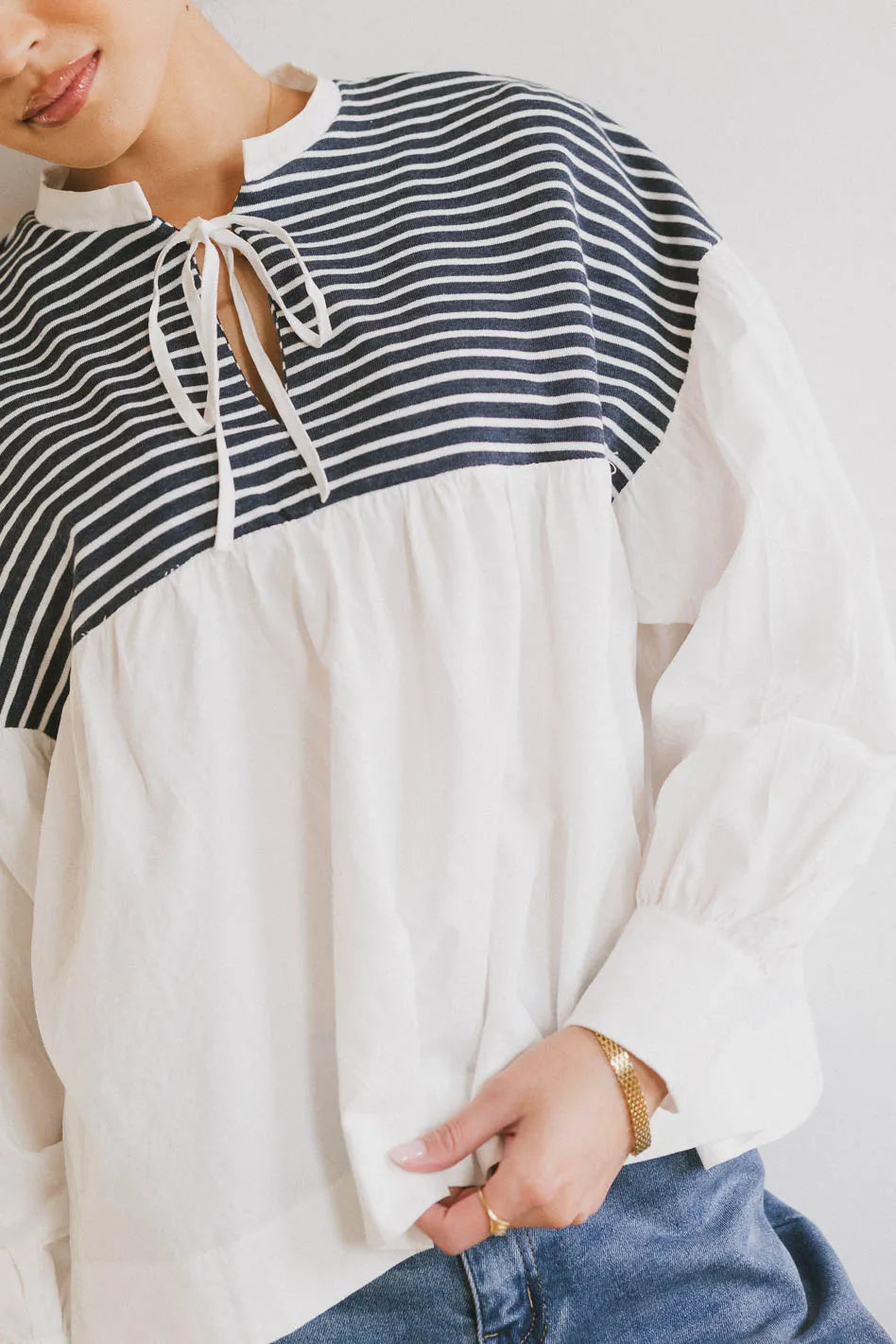 Anchor Striped Top