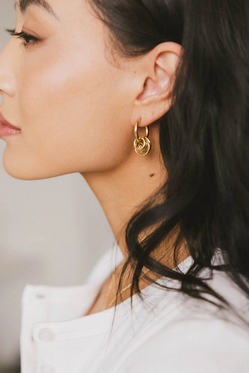 Annika Earrings in Gold