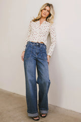 Simon Wide Leg Jeans