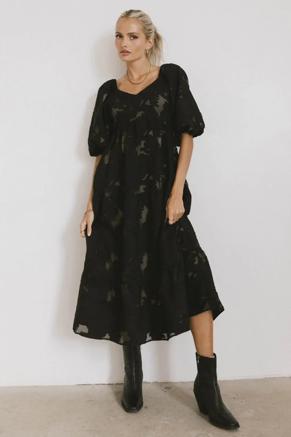 Bethany Maxi Dress in Black