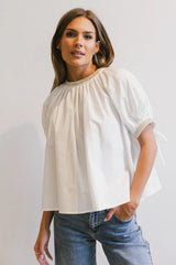 Vicki Blouse in Ivory