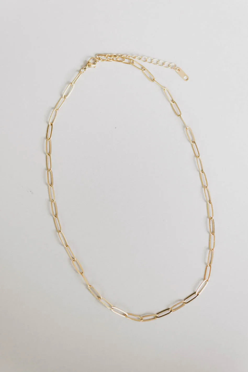 Kendra Paper Clip Chain Necklace