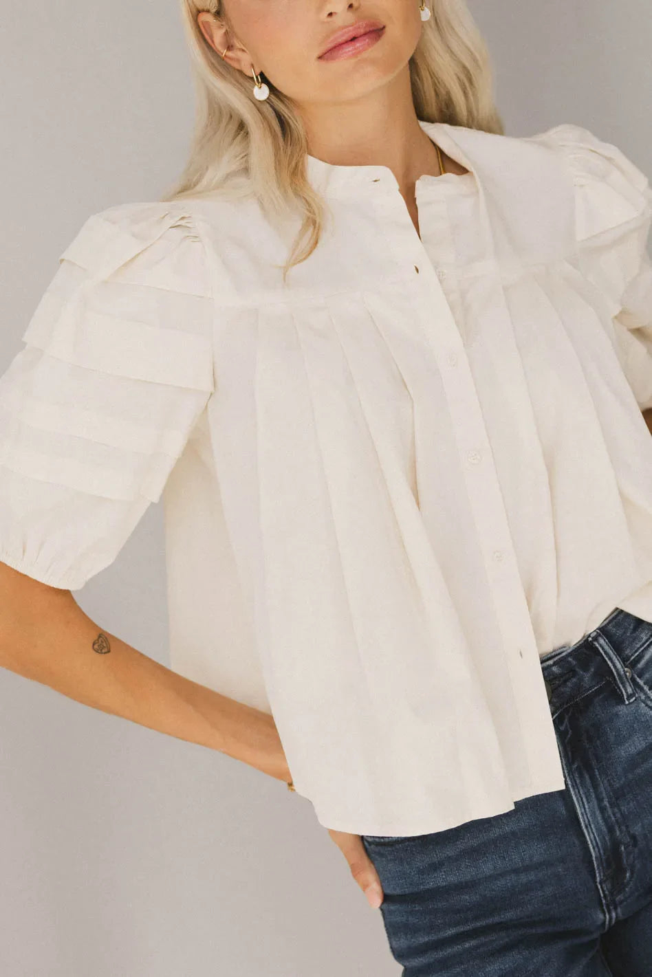 Ronan Pleated Blouse