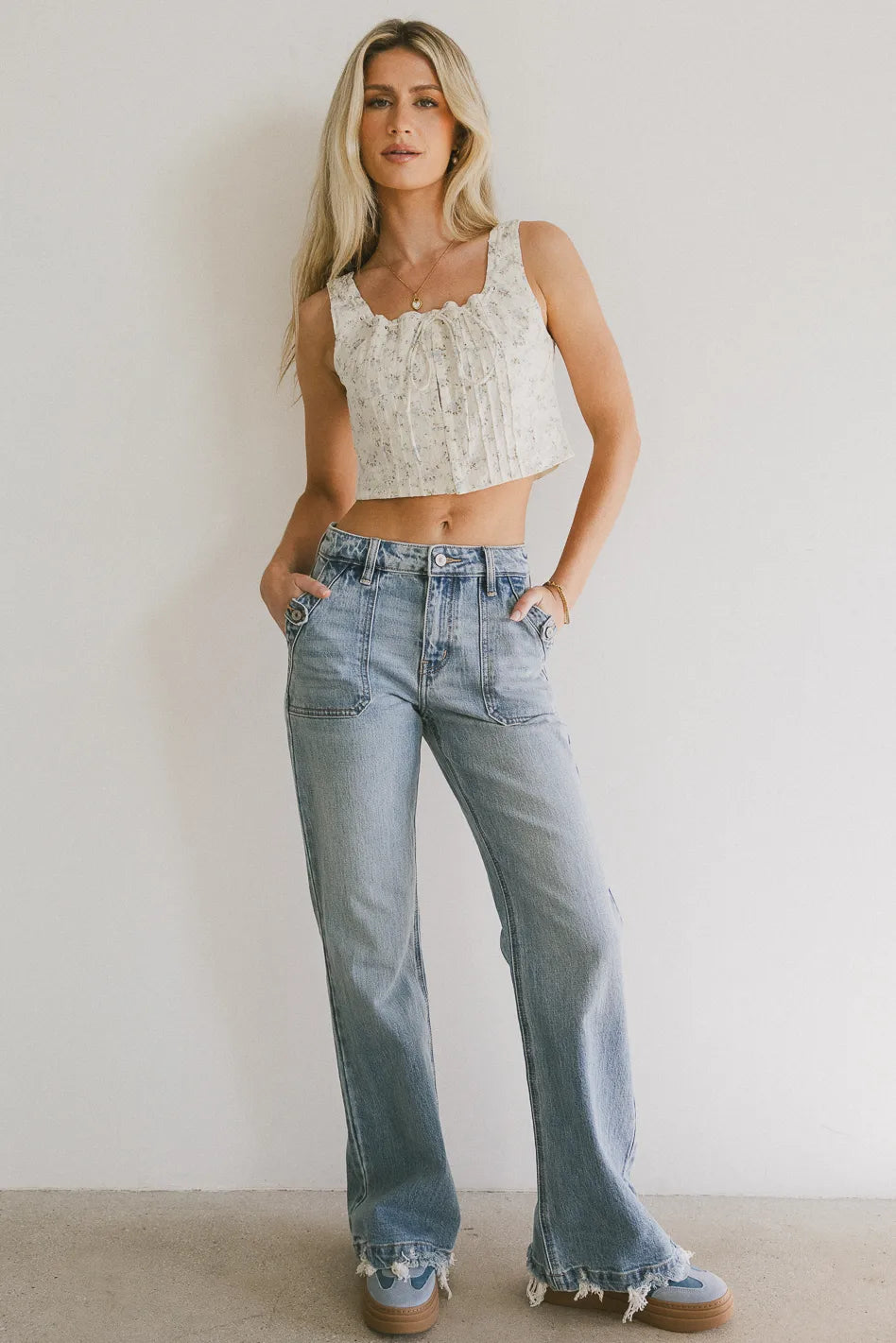 Skylee Wide Leg Jeans