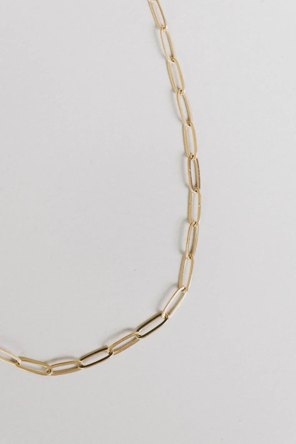 Kendra Paper Clip Chain Necklace