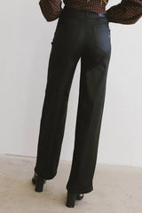 Tally Coated Wide Leg Jean - FINAL SALE