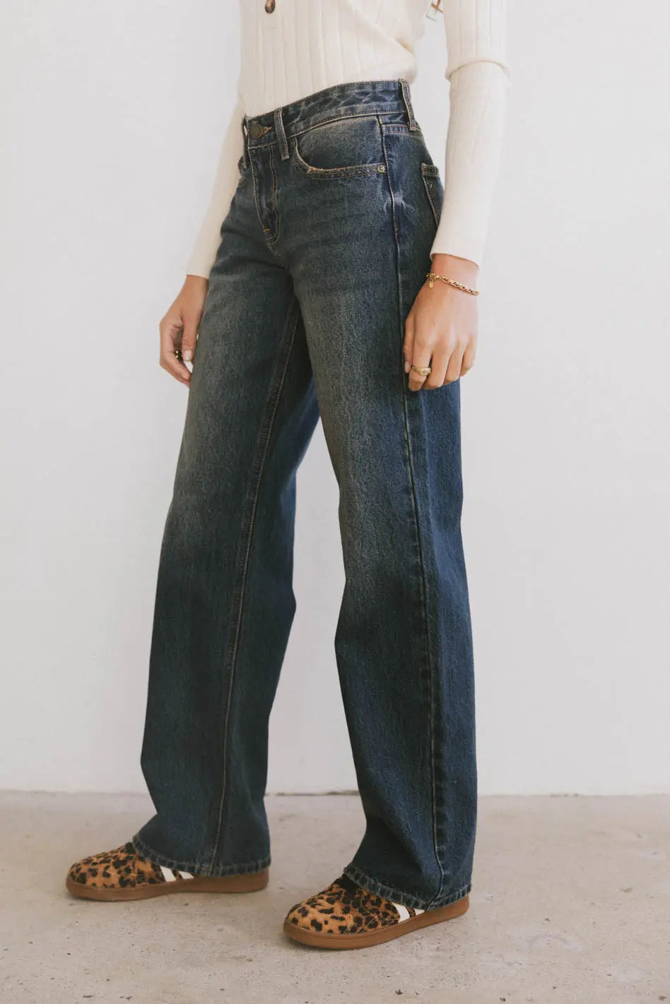 Marshall Straight Leg Jeans in Dark Wash