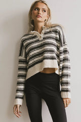 Kamryn Striped Knit Top