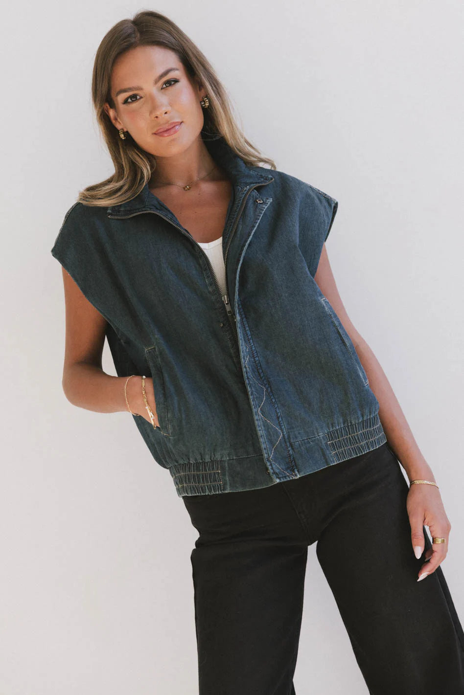 Larkin Denim Vest