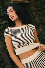 Smith Knit Striped Sweater