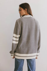 Aurelia Knit Cardigan in Grey