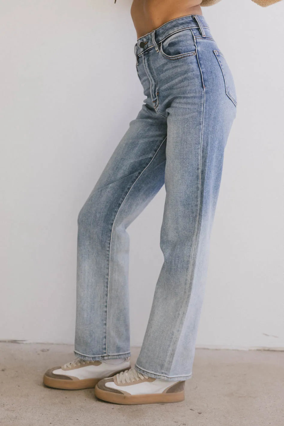 Croft Straight Leg Ombre Jeans