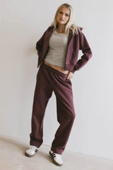 Ezra Sweatpants in Burgundy - FINAL SALE