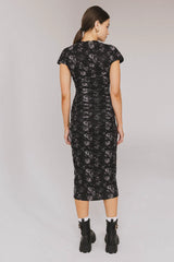 Kensie Ruched Midi Dress