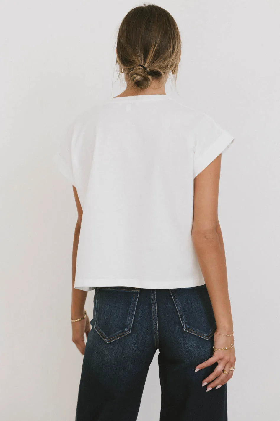 Rowena Boxy Top in White