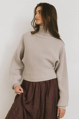 Gracelyn Turtleneck Sweater in Fog