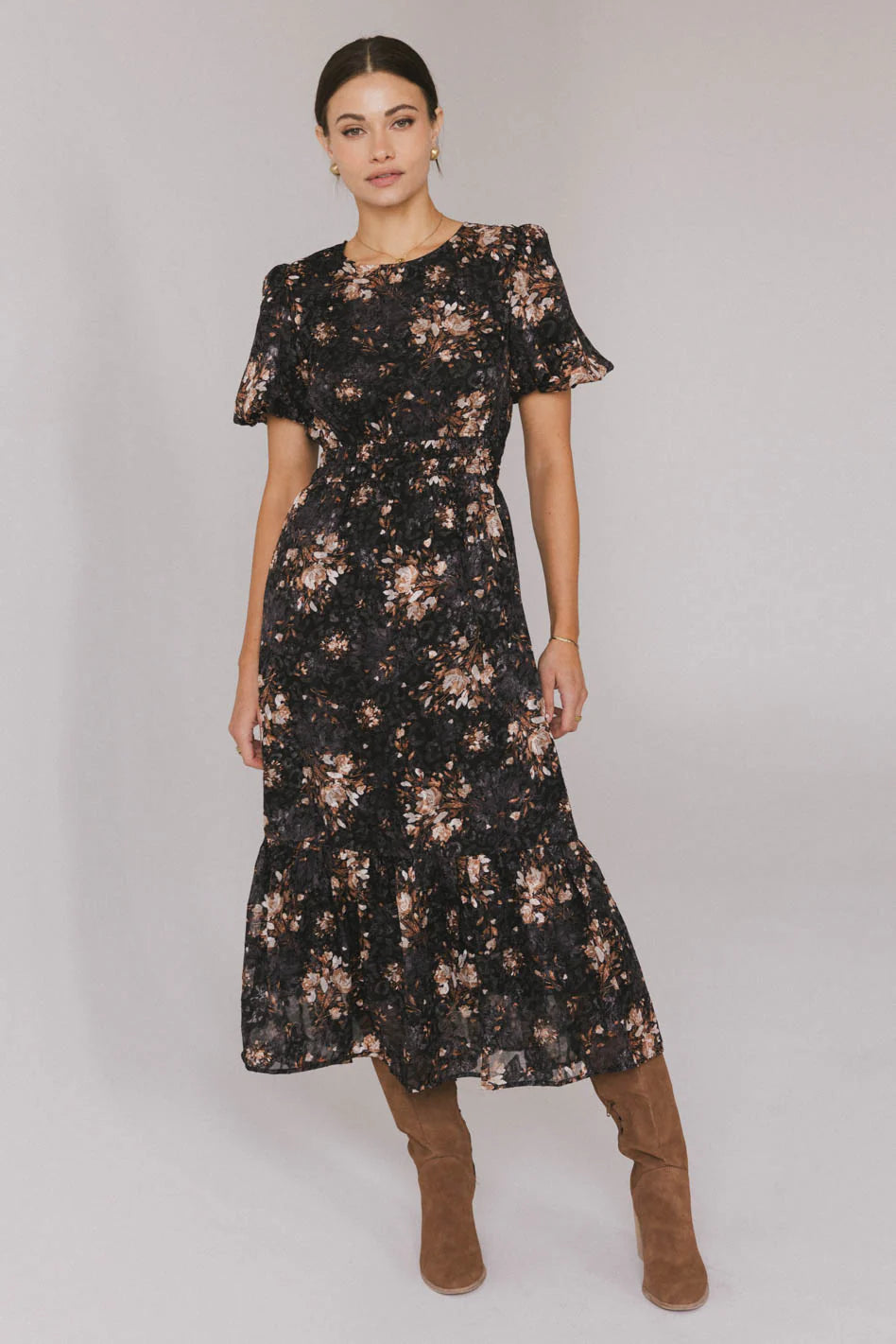 Mirren Floral Midi Dress